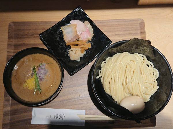 「煮玉子つけ麺」@麺屋 周郷 新橋店の写真