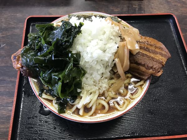 「原始人骨付きチャーシュー」@福のじの写真