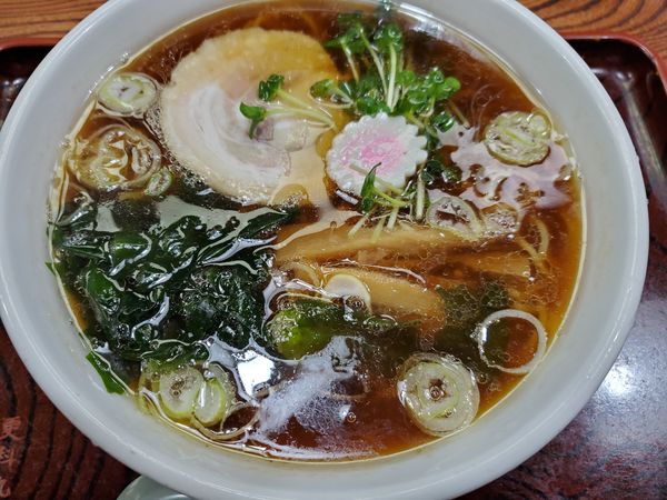 「ラーメン750円」@更科丸屋の写真
