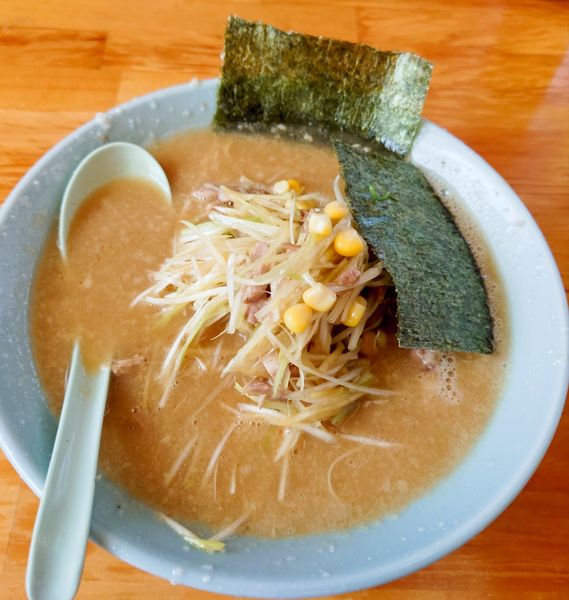 「ネギ味噌ラーメン810円　麺硬め」@ラーメンショップ 野田店の写真