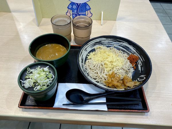 「カレールー 0円 もりそば360円」@ゆで太郎 淡路町店の写真