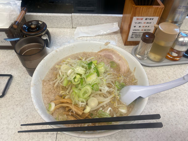 「しょうゆらーめん　大盛」@こってりらーめん なりたけ 津田沼店の写真