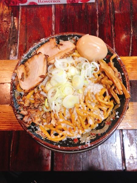 「爆盛油脂麺」@らーめん 平太周 味庵の写真