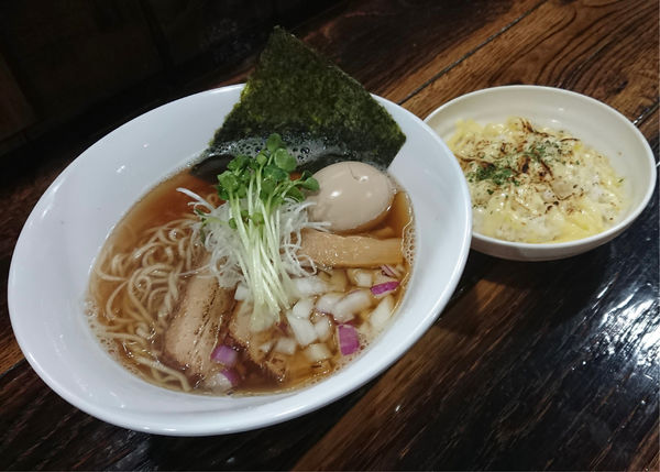 「淡麗煮干しそば＋味玉」@麺や 空と大地の写真