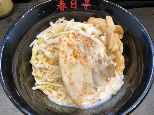 「鳥豚油そば(メンマ増し)」@油そば 春日亭 千葉店の写真