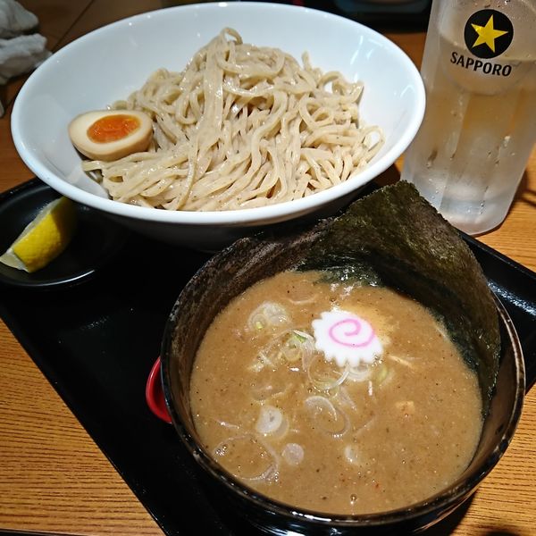 「1年2組どろっと豚骨つけ麺(飲み放題コース2500えん)」@らぅ麺がら喰楽学校 東口駅前店の写真