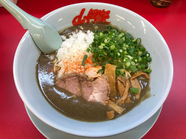 「【限定】鬼煮干しラーメン　860円」@ラーメン山岡家 定禅寺通店の写真