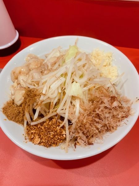 「汁なし 800円」@ラーメン ノックアウトの写真