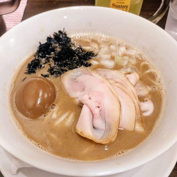 「味玉濃厚煮干そば」@中華そば 山下の写真