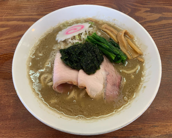 「手揉み煮干し拉麺+生のり+テリチキタルタル丼 ￥850+￥100」@良温(Ra-on)の写真