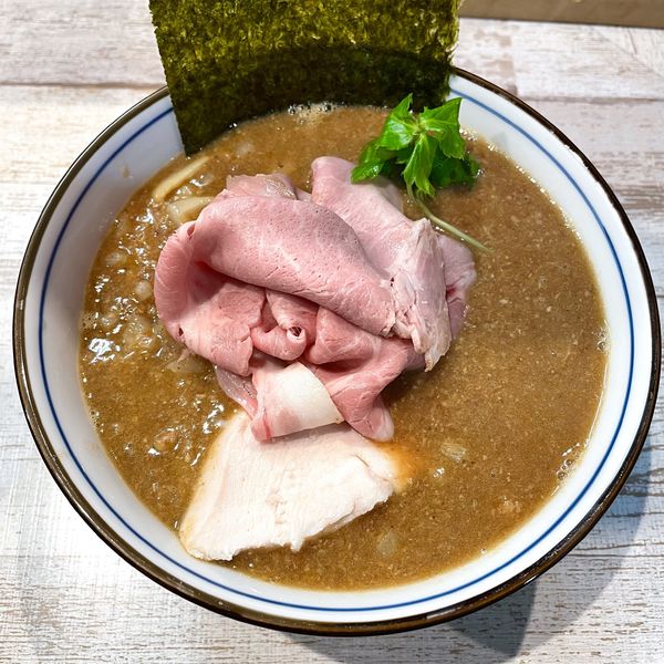 「【平日限定】金笛醤油の濃厚つけそば￥920」@中華そば 四つ葉の写真