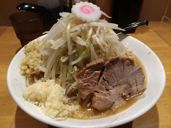 「ミニラーメン野菜ニンニク」@麺屋 神工の写真