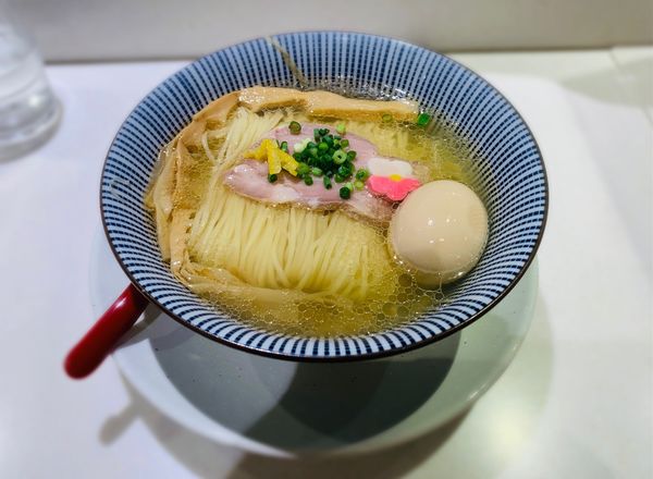 「鯛塩らぁ麺（￥800）＋味玉（￥120）」@鯛塩そば 灯花 アトレ上野店の写真