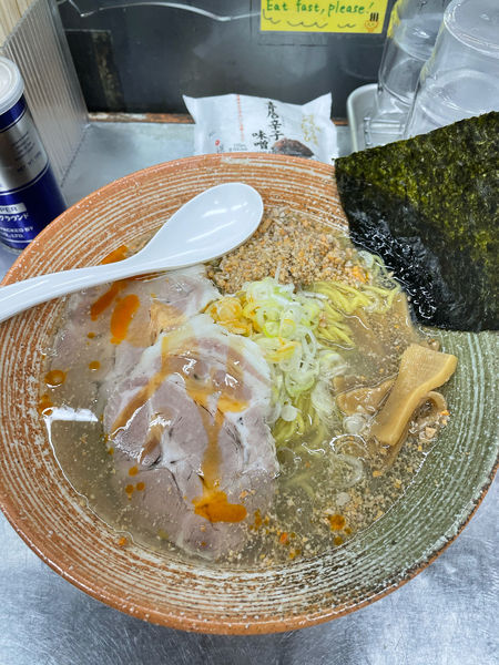 「鮟肝出汁塩ラーメン」@覆麺 智の写真