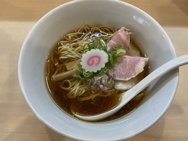 「鯵煮干しそば　800円」@らぁ麺 六花の写真