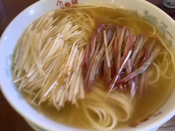 「ねぎそば　890円」@中華菜館 同發 本館の写真