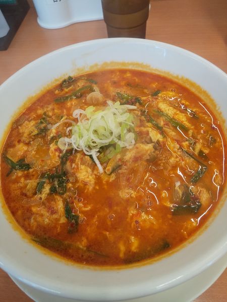 「【期間限定】大宮担々麺650円(辛さ普通)」@日高屋 東所沢店の写真