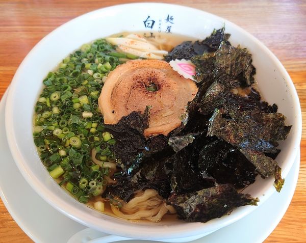 「浜名湖混ぜ海苔の佐野ラーメン【期間·数量限定】」@二代目 白神の写真