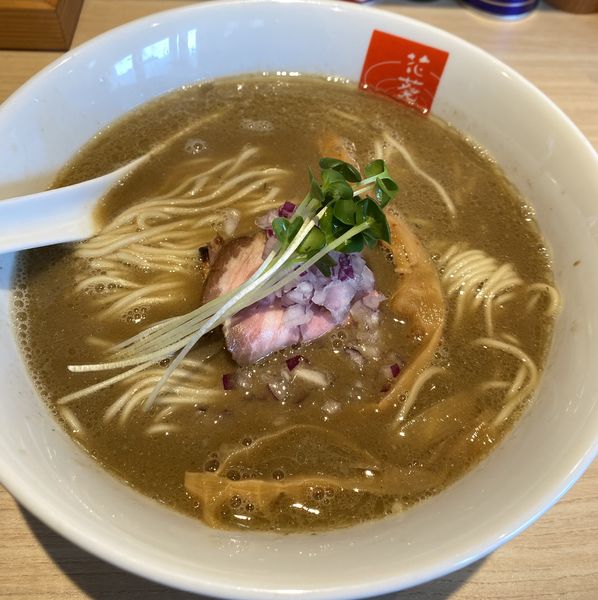 「濃厚煮干し蕎麦　８００円」@煮干中華そば ハナアオイの写真