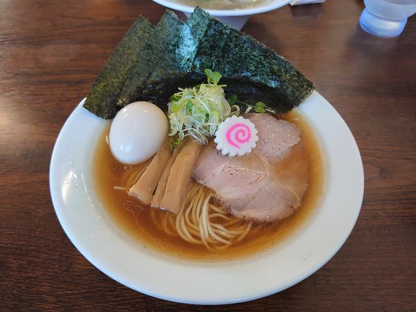 「朝ラーメン+海苔+味玉」@らぁ麺 トイロの写真