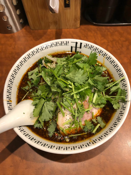 「スパイス・パクチーラー麺　1030円」@スパイス・ラー麺 卍力 秋葉原店の写真