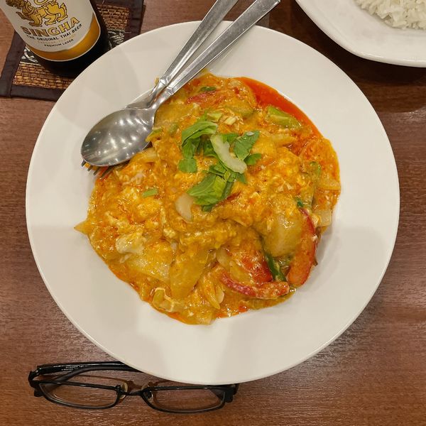 「プーニムパッポンカレー」@はすの里 新御徒町本店の写真
