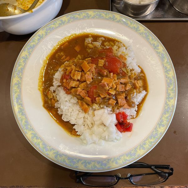 「ベーコンとトマト（５倍ホット）」@カレーハウス Bolt's 神田店の写真