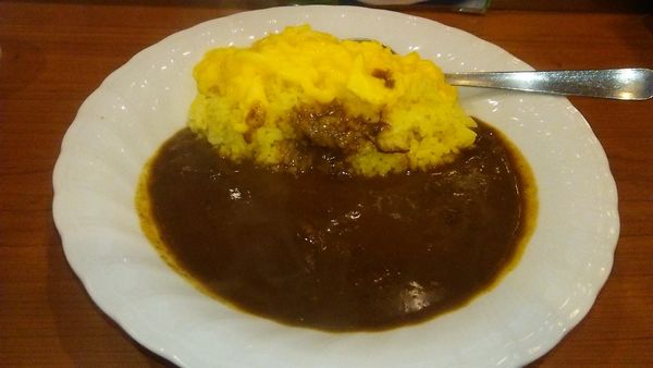 「ジャンカレー200g 440円＋トロッと卵 190円」@ジャンカレー 本店の写真