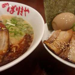 ばりこてめん＋ばりきめし(780円＋430円税込)