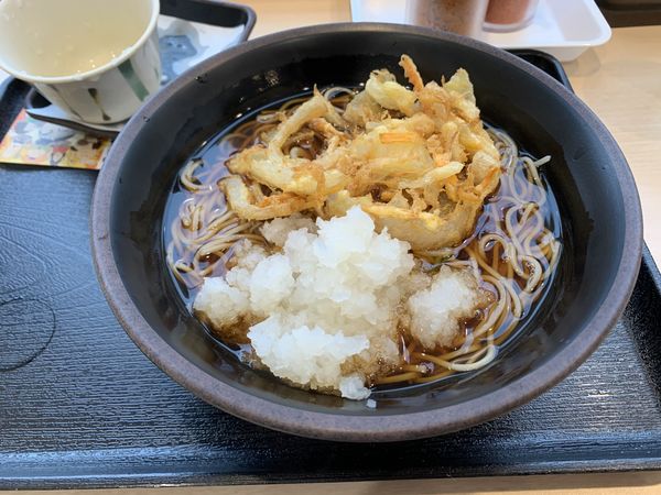 「朝そば（鬼おろし）370円」@ゆで太郎 馬橋店の写真