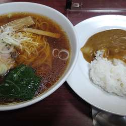 ラーメン&カレーセット¥1000-