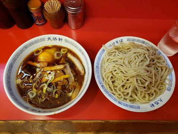 「つけそばオール入り」@大勝軒 祖師ヶ谷大蔵店の写真