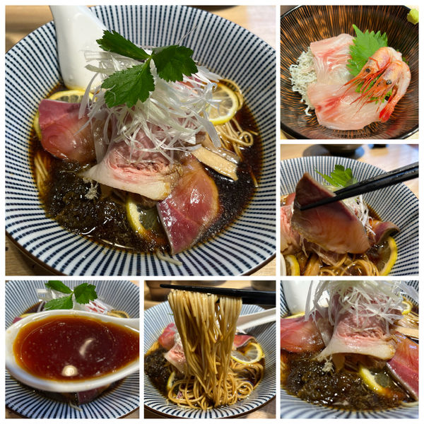 「【限定】鰤そば 950円 日替わり海鮮丼 500円」@寿製麺よしかわ 川越店の写真