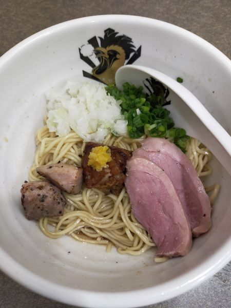 「フォアグラ油そば」@満鶏軒 本郷三丁目店の写真