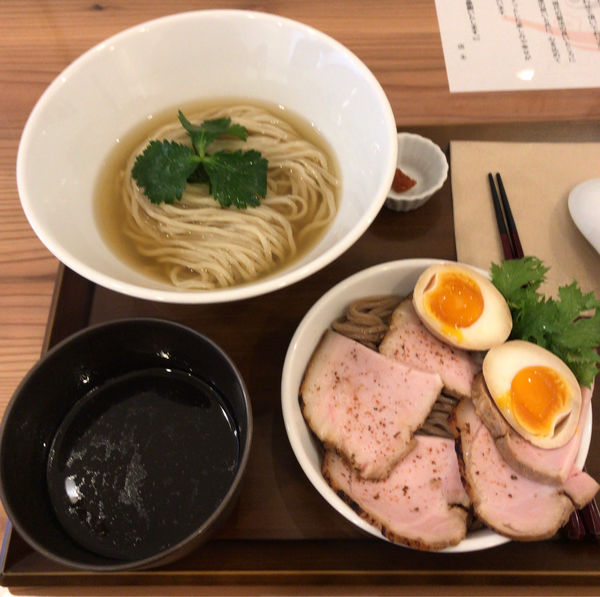 「イケ麺Kasane comboプチrich（1350円）」@自家製粉石臼挽き小麦 洛中その咲の写真