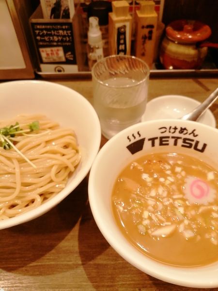 「つけ麺　並」@つけめんTETSU 京王モール新宿店の写真