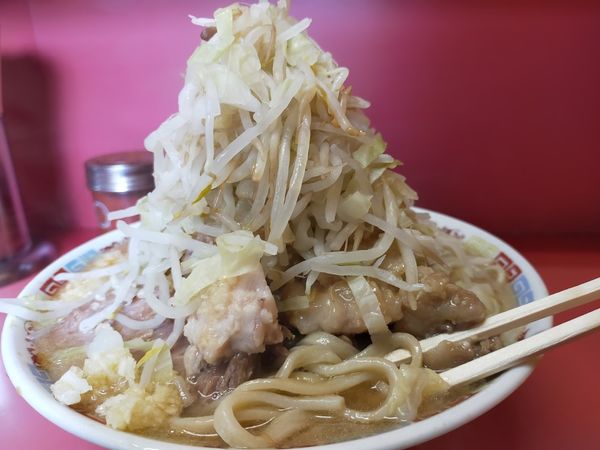 「大豚（全部）」@ラーメン二郎 ひばりヶ丘駅前店の写真