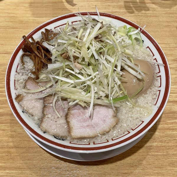 「中華そば（こってり）＋味玉＋ネギ」@中華そば専門 田中そば店 OTEMACHI ONEの写真