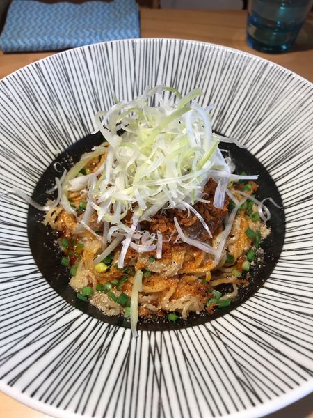 「絶品汁なし坦々麺」@麺処一龍 新富町店の写真