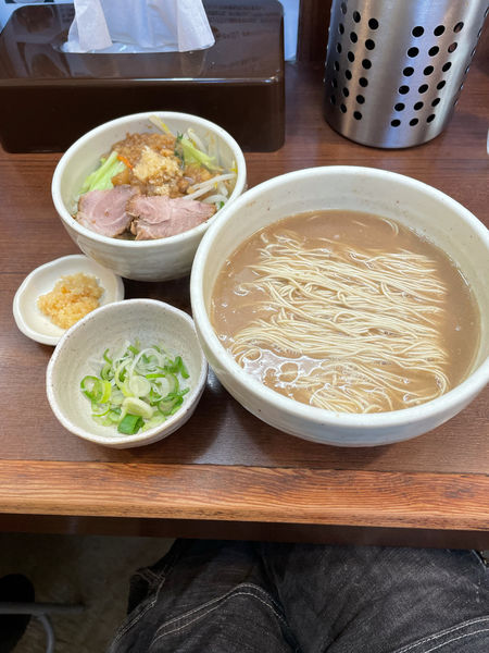 「らーめん細麺大盛スタベジ」@麺処 一笑の写真