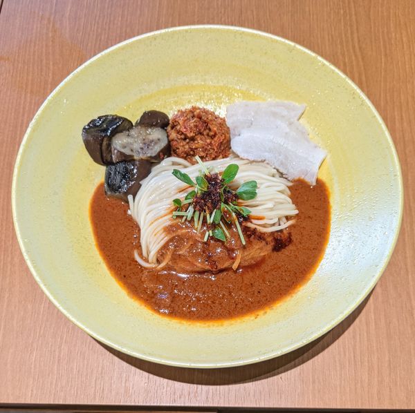 「スタンダード　並盛・追い飯+豚バラ・茄子　1,320円」@Feumenの写真