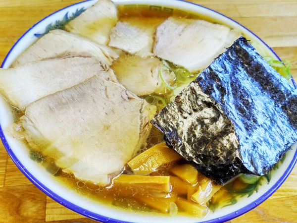 「チャーシューメン＋ネギ増し （うす味・大盛）」@ケンちゃんラーメン 遊佐店の写真