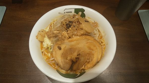「味噌ラーメン・ミニ(¥1,000)」@ラーメン 雷 東京本丸店の写真
