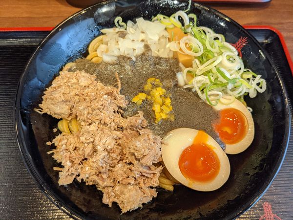 「超特濃煮干油そば(期間限定)」@つけ麺専門店 三田製麺所 吉祥寺店の写真