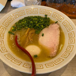 濃厚こってり塩ヌードル（細麺）800円+味玉120円