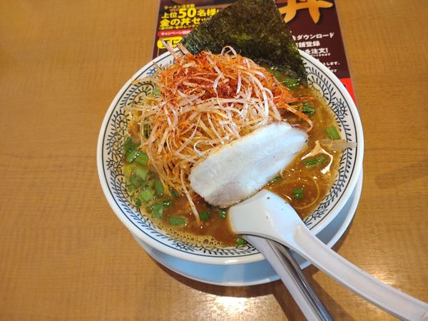 「辛ネギ味噌ラーメン」@丸源ラーメン 草加店の写真