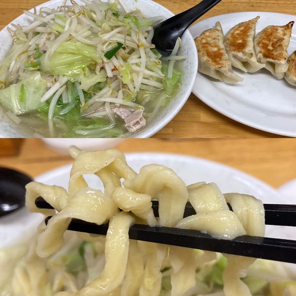 「タンギョウセット　¥1,100」@タンメンしゃきしゃき 新橋店の写真