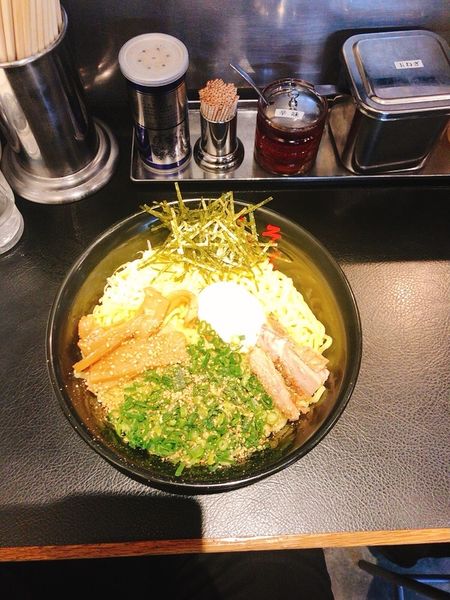 「油そばW盛」@東京油組総本店 人形町組の写真