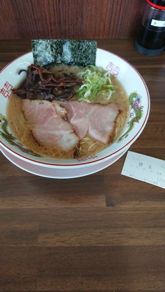 「ラーメン+替玉」@博多ラーメン 洋ちゃん食堂の写真