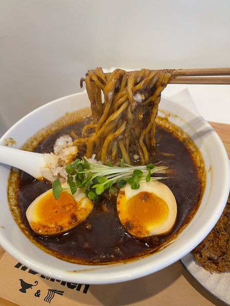 「カレMen tyepA （ライス＋とろけるチーズ）1200円＋牛」@カレと。Menの写真